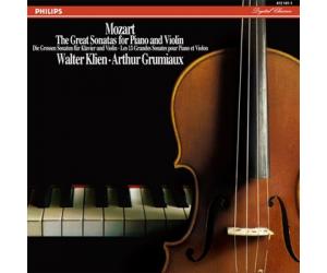 Mozart Sonatas for Piano&Violin Grumiaux 莫扎特 钢琴与小提琴奏鸣曲集 GRUMIAUX格鲁米欧（180克5LP黑胶)   LP43054