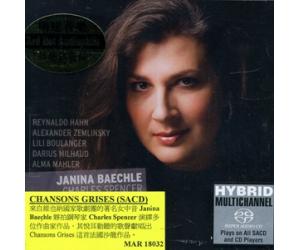 Chansons Grises Jannina Baechle SACD    MAR-18032
