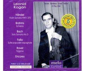 Leonid Kogan 柯岗 1964年波尔多独奏会    MC2012