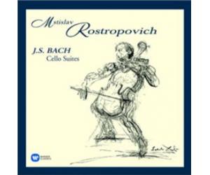 MSTISLAV ROSTROPOVICH JS. BACH THE CELLO SUITE 巴哈：无伴奏大提琴组曲 4LP（180克LP黑胶)限量编码发行     0190295968489