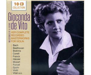 Gioconda De Vito 迪 维托 小提琴大师作品10CD  4053796004093