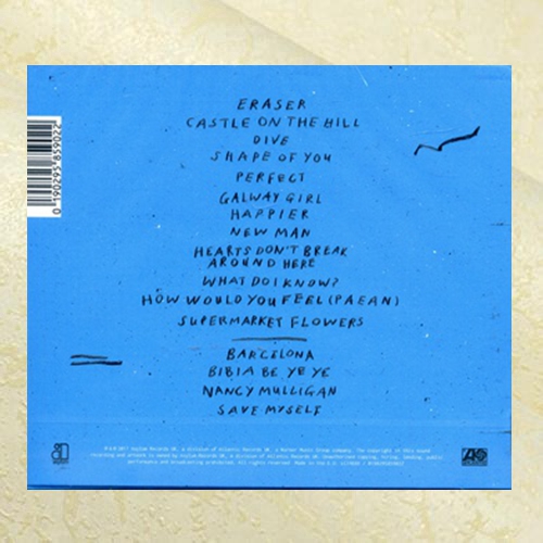 Ed Sheeran Divide Deluxe Full Album Download 艾德 希兰 Ed Sheeran Divide ÷ 豪华版 英版 2017专辑 0190295859022_6.外语人声_艺士林唱片,正版CD