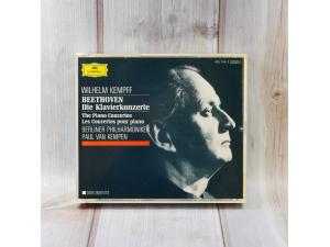 首版德版银圈 科普夫 kempff 贝多芬钢琴协奏曲全集1-5 3CD