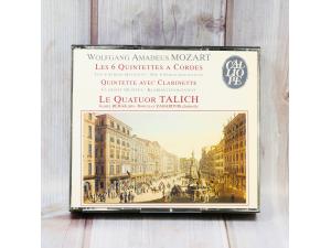 calliope法国版 塔里赫四重奏 talich 莫扎特6首弦乐五重奏 3CD