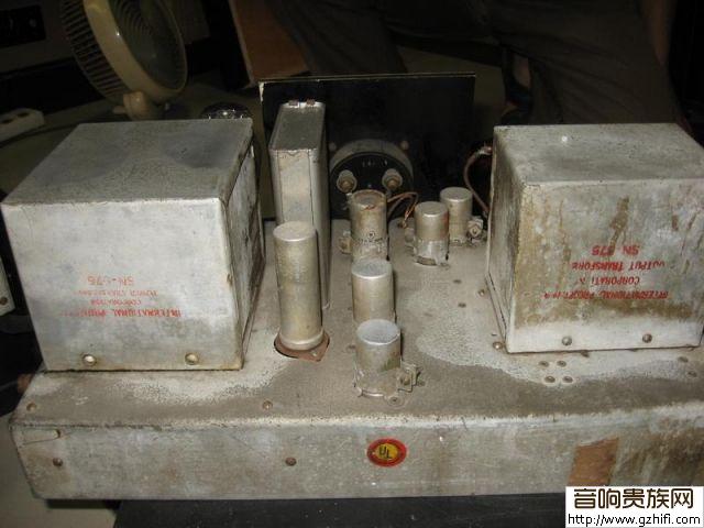 一对西电IPC-1001古董350B推挽胆机一对(两机连号,完美配对)-已出