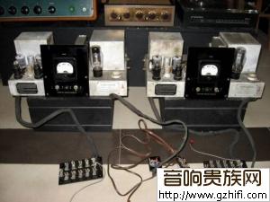 一对西电IPC-1001古董350B推挽胆机一对(两机连号,完美配对)-已出