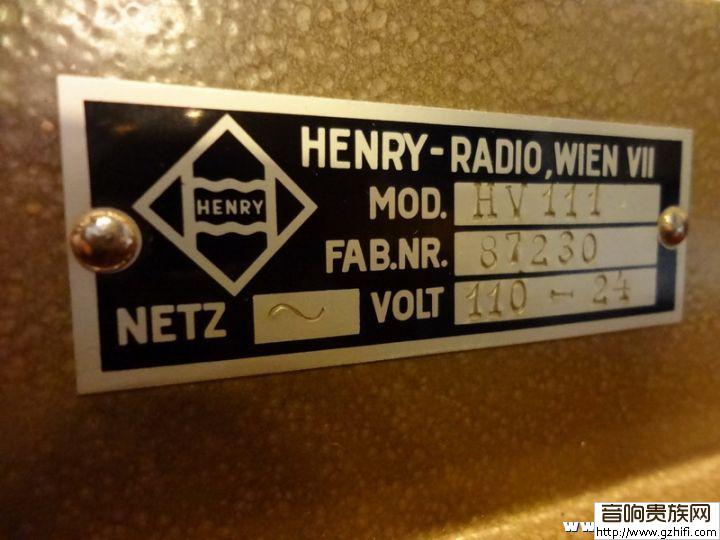 罕见收藏级铭器--一对瑞士录音室HENRY古董胆后级-已出