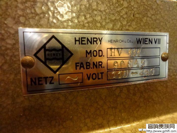 罕见收藏级铭器--一对瑞士录音室HENRY古董胆后级-已出
