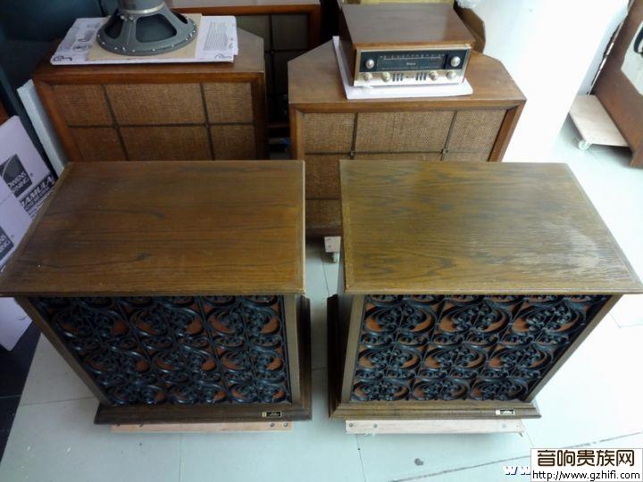 一对ALTEC法兰明高15寸古董号角箱-已出