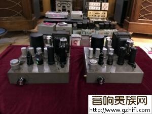 一对RCA BA-4录音室用6L6古董胆机