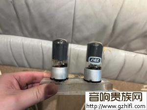英国gec 铁座马蹄环6sn7（B65）一对