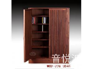 声元素WCD-336 收纳+扩散两用实木CD架 CD柜 唱片柜 唱片架碟片架