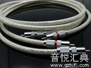 DIY 电之皇者 oyaide 欧亚德FTVS 910+RCA+SLSC 5N纯银 rca信号线