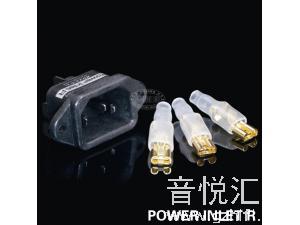 日本oyaide欧亚德 Power Inlet R 免焊接铂金+钯金 电源尾座+插子