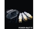 日本oyaide欧亚德 Power Inlet R 免焊接铂金+钯金 电源尾座+插子