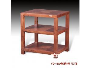 声元素YD-3A典雅单三实木机架 音响机架 音响架 器材架【直销店】