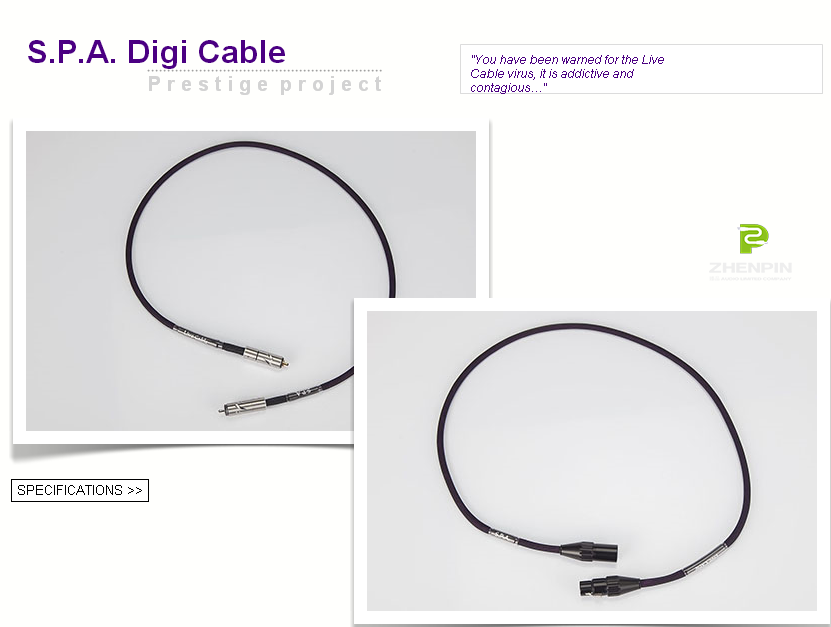 荷兰 live cable 现场拉阔spa同轴线