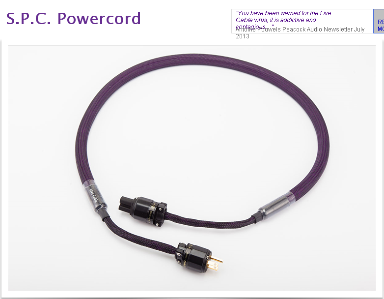 荷兰 live cable 现场拉阔 spc 电源线